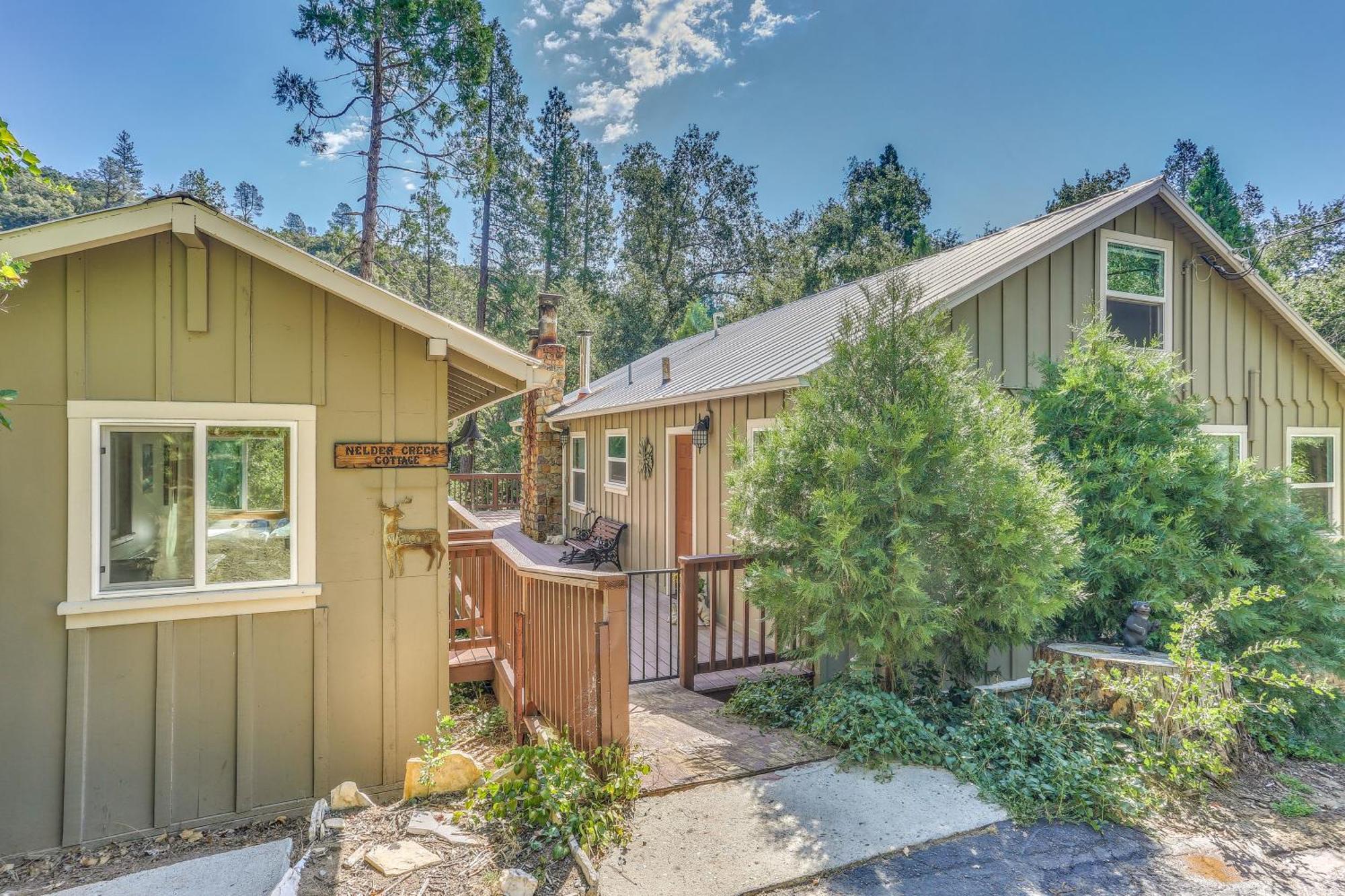 Rustic Oakhurst Retreat Less Than 4 Mi To Bass Lake! Villa Bagian luar foto